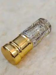 Manaal Enterprises Fancy Design 6ml 8ml Mini Small Refillable Glass Perfume Bottle Roller Glass Serum Bottle Attar Bottle