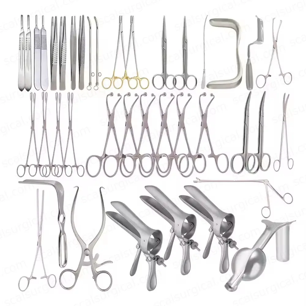 Cutting Edge Gynecology Surgical Instruments: Latest Medical Surgery Box Dilatation And Curettage Tool Set