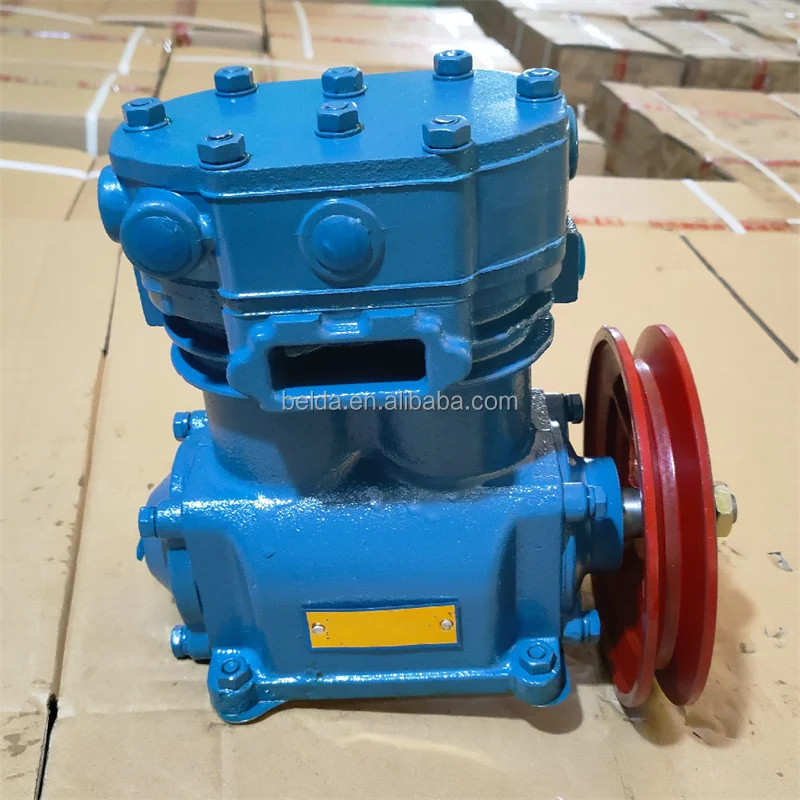 Heavy truck brake air compressor for 5336 YAMZ engine parts popular in Russia Belarus market MTZ ZIL
