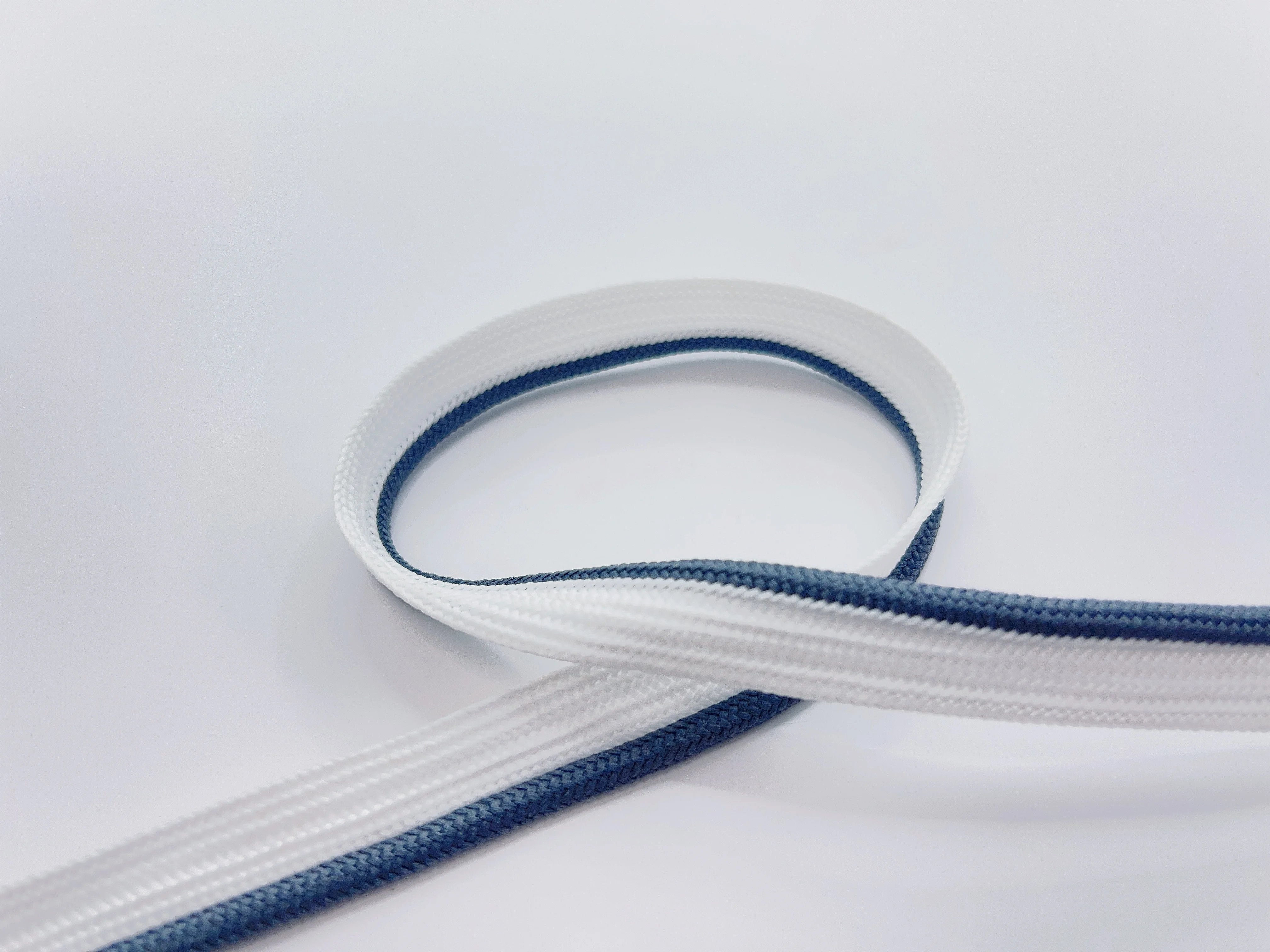 Durable Polyester Cord 10mm polyester brown and white rope for clothes