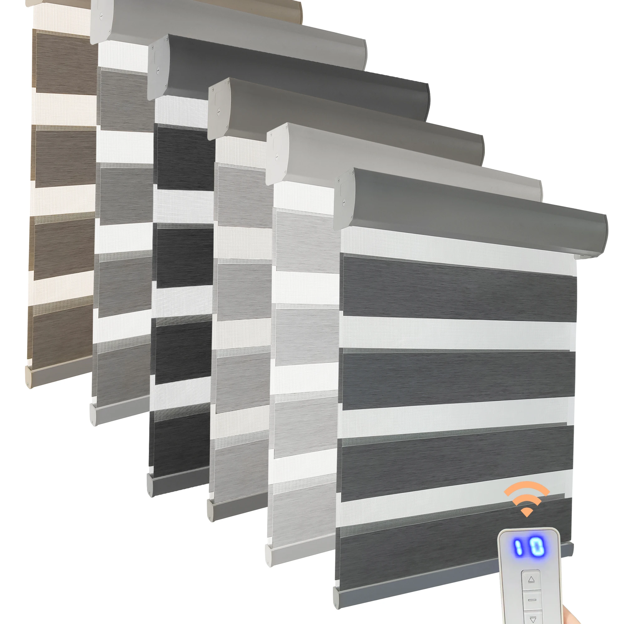 Light and breathable double layer korean zebra blinds fabric making zebra blinds for  window blind zebra roller