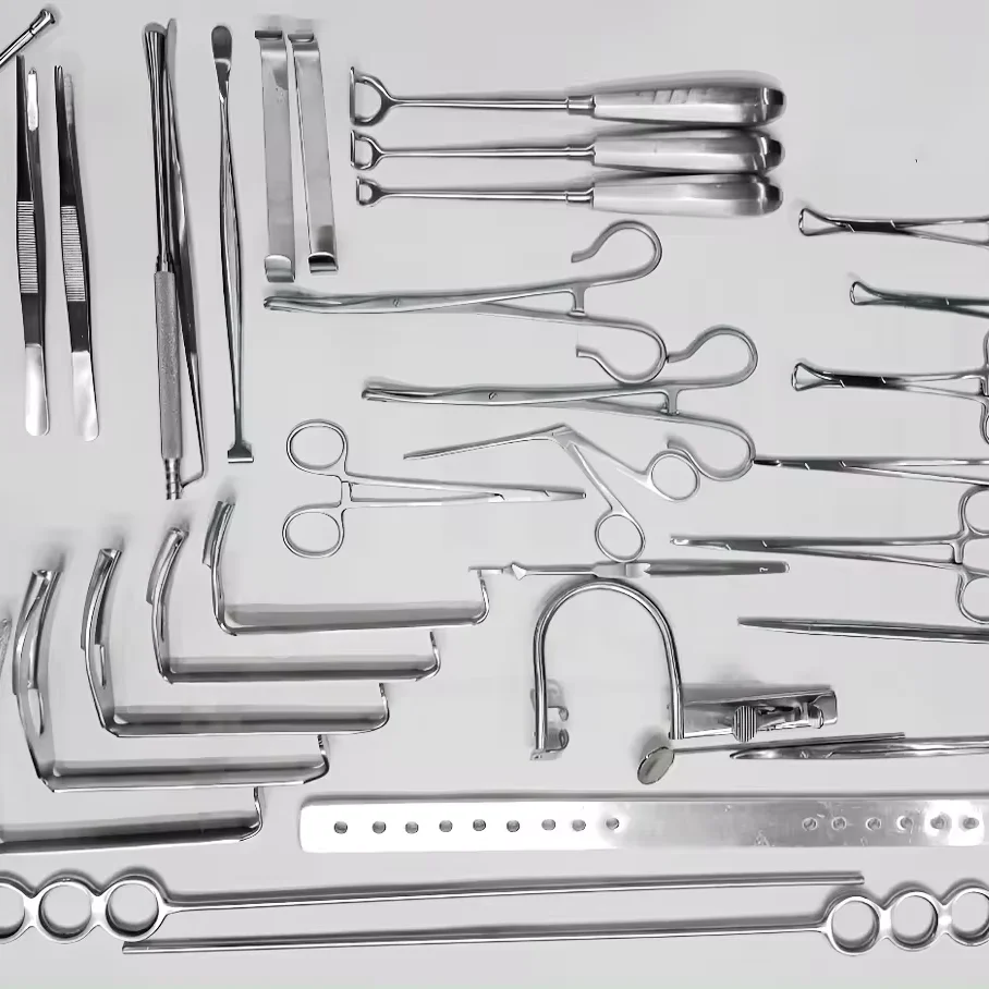 Tonsillectomy and Adenoidectomy 30 Pcs Set Surgical Instruments Kit With Box