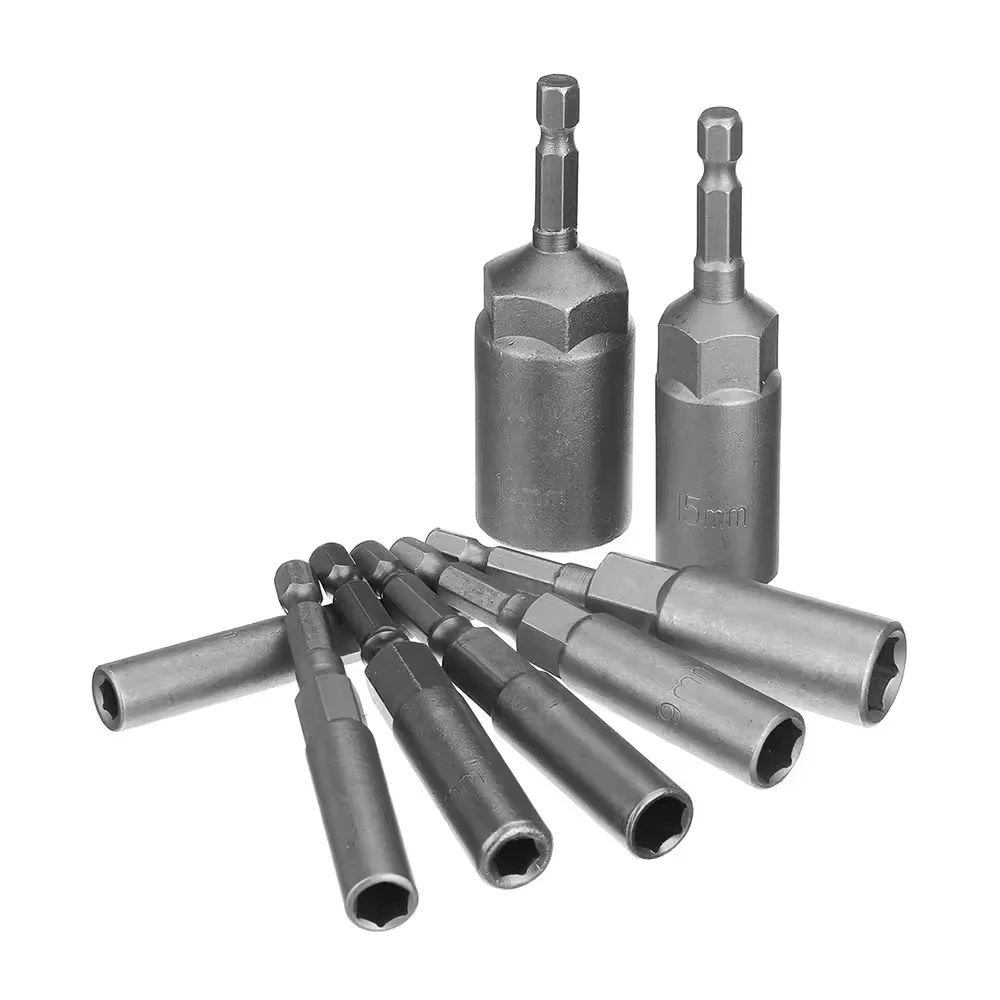 1/4 Inch Deepening Sleeve Inner Hexagonal Wind Batch Head Nut Quick Sleeve Tool For Electric Screwdriver