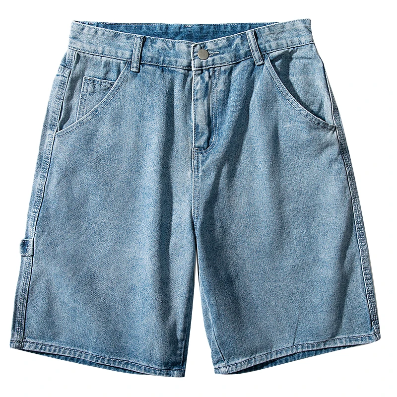 New Men Fashion Stretch causal Short Jeans Denim Shorts Blue Black Denim Swear mens shorts