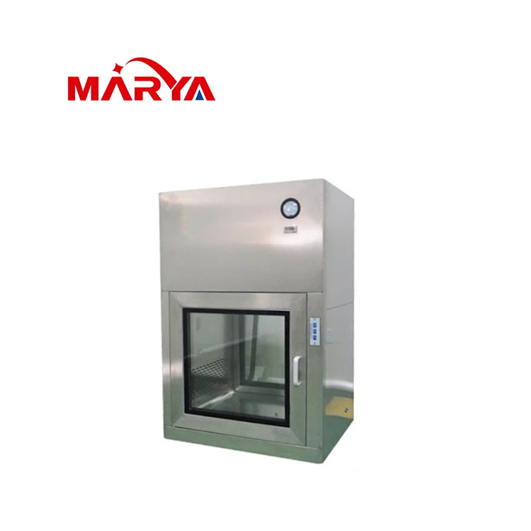 Shanghai Marya Stainless Steel Pass Box Static Type Electrical Interlock Clean Room Passbox