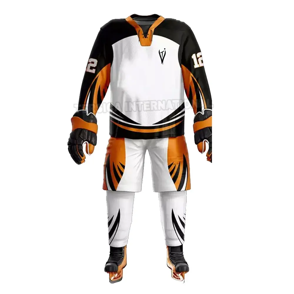 Quick Dry Custom Reversible Ice Hockey Uniform Adults Sportswear Ice Hockey Uniform Best Quality Ice Hockey Uniform