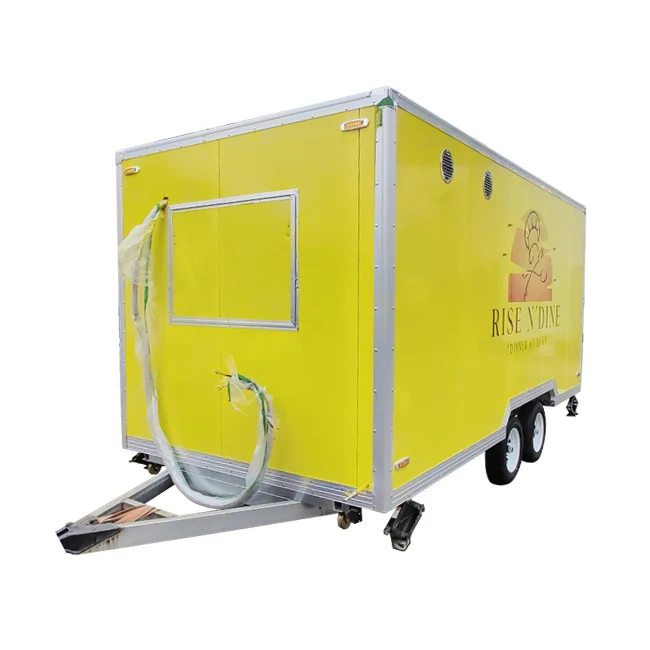 14 футов трейлер для еды кофе пиццы мобильный фургон автобус общественного питания