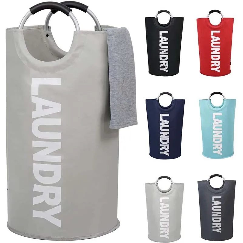 OEM Custom Black White Storage Type Cheap Unique Large Stackable Multipurpose Laundry Bags & Baskets