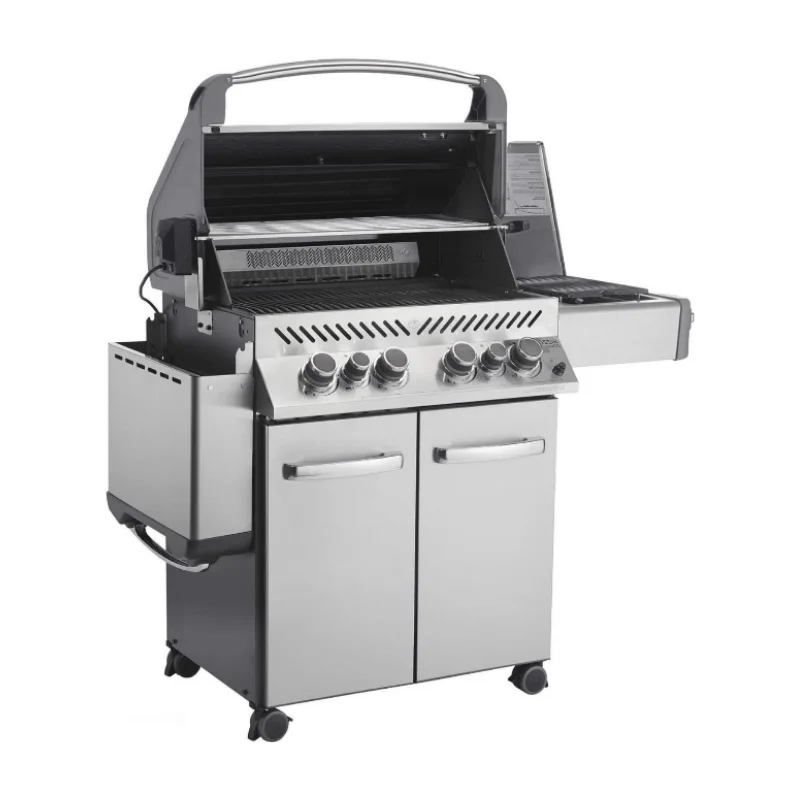 WHOLESALE Propane Gas Grill, Stainless Steel 6 Burners, 78,500 BTUs, 900 Sq Inches Cooking Area