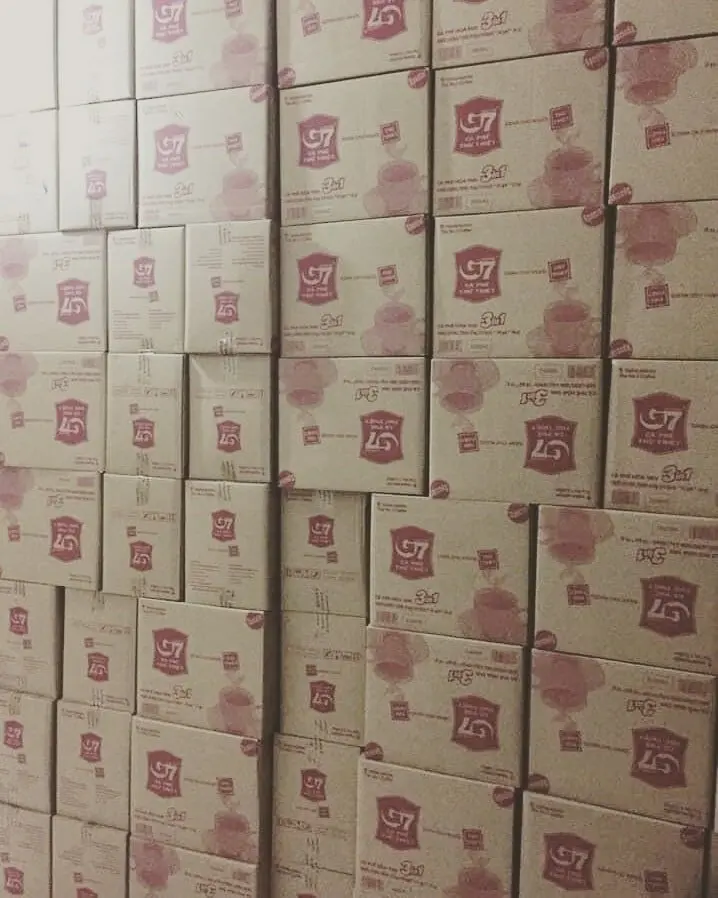 Trung Nguyen Brand G7 Black instant coffee 30g (2g x 15packs)