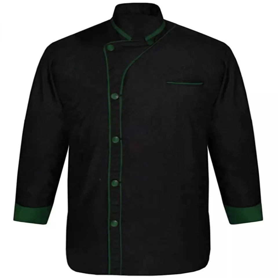 Custom Logo Chef Coat Restaurant Chef Jacket Men Women Hotel Chef Uniform Coat Kitchen Long