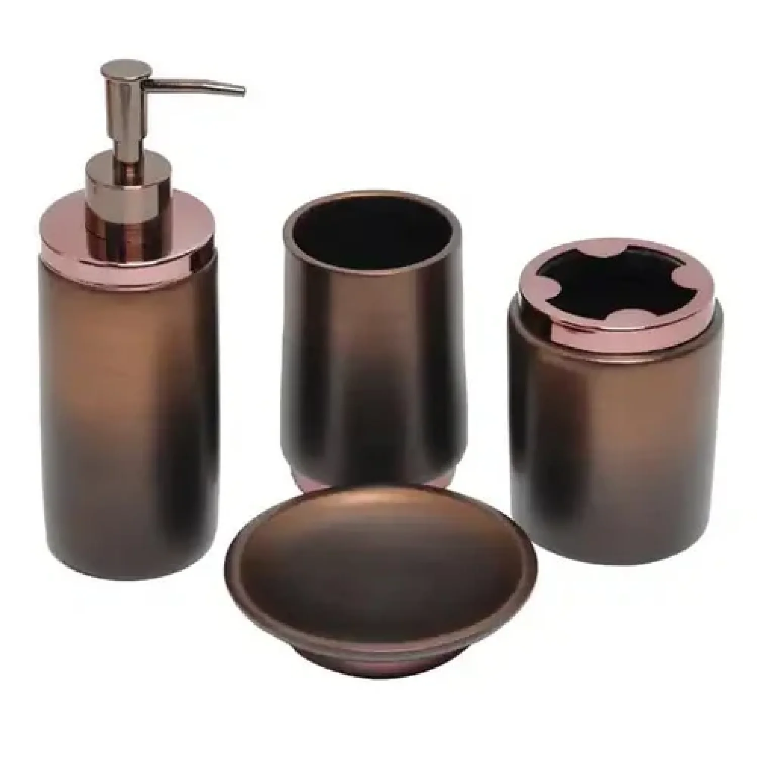 Affordable price Vanity Set in Copper Metal Luxury Bathroom Set Modern Bathroom Accessories Affordable luxury bathroom set cheap