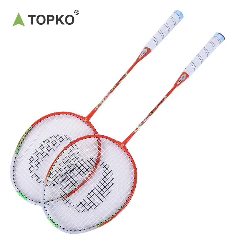 TOPKO Outdoor Backyard Games Iron Badminton Rackets  Durable Light Weight Professional Badminton Rackets