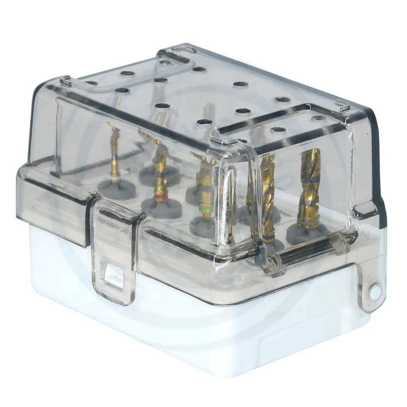 Dental Burs Drill Dental Implant Surgical Drills Kit Dental Implant Screw Removal Kit Basic Tools Ratchet Hex Drivers Parallel P