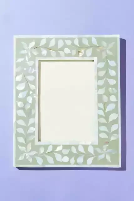 Bone Inlay Photo Frame Fancy Design Photo Frame for Home Decor Wall and Living Room Photo Picture Frames for Hot Sale Product