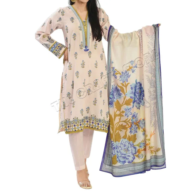 Pakistani Indian Women Ready Made Salwar Kameez Stylish Fashion Elegant Pakistani Dress Hot Selling Ready Made Salwar Kameez