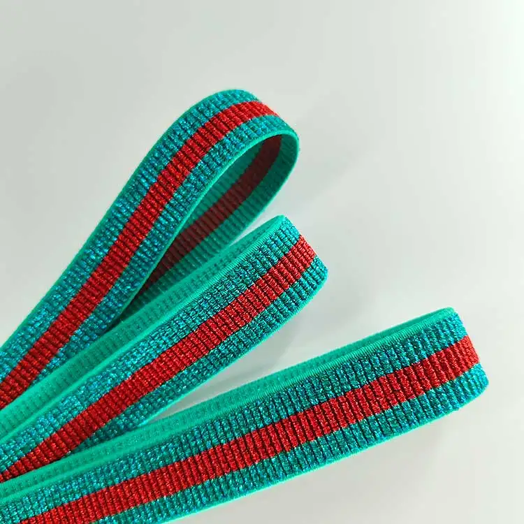 Custom Jacquard Woven Trim Peter sham Waistband Tape Elastic Fancy Elastic Band for Clothing