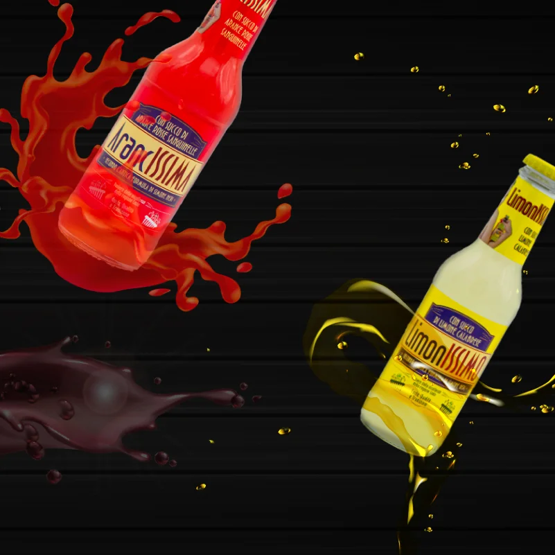 275ml wholesale soda LIMONISSIMO glass bottles beverage lemon juice drink flavor carbonated soft drinks