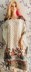 New Gujrati Print Kaftan Indian Caftan Maxi Dress Beach Cover up Bridesmaid Gift Kaftan for Women Nightwear Dress