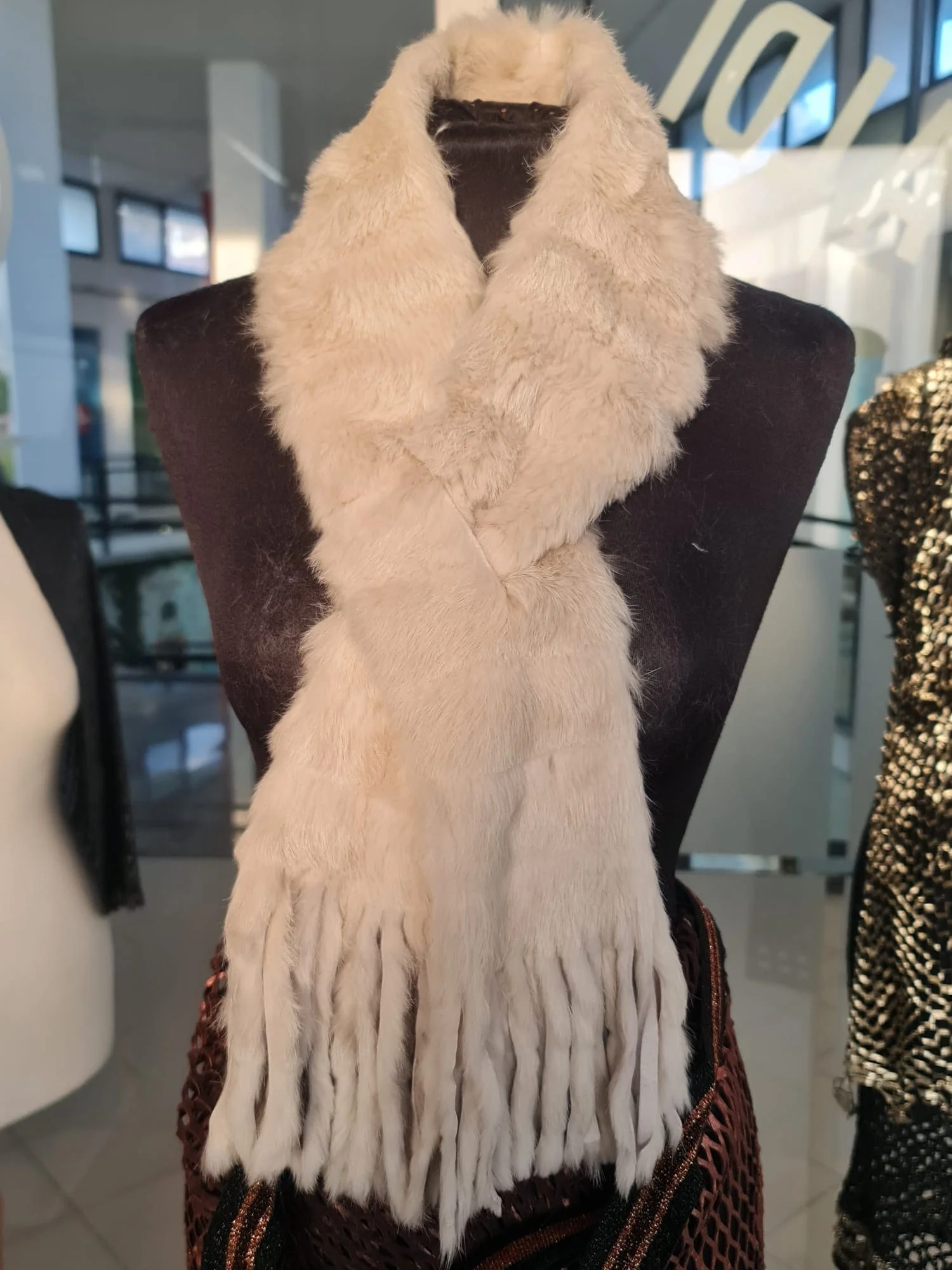 Fur Scarves scarf made in Italy for ladys and girls neck warmer fashion accessories warm neck unisex