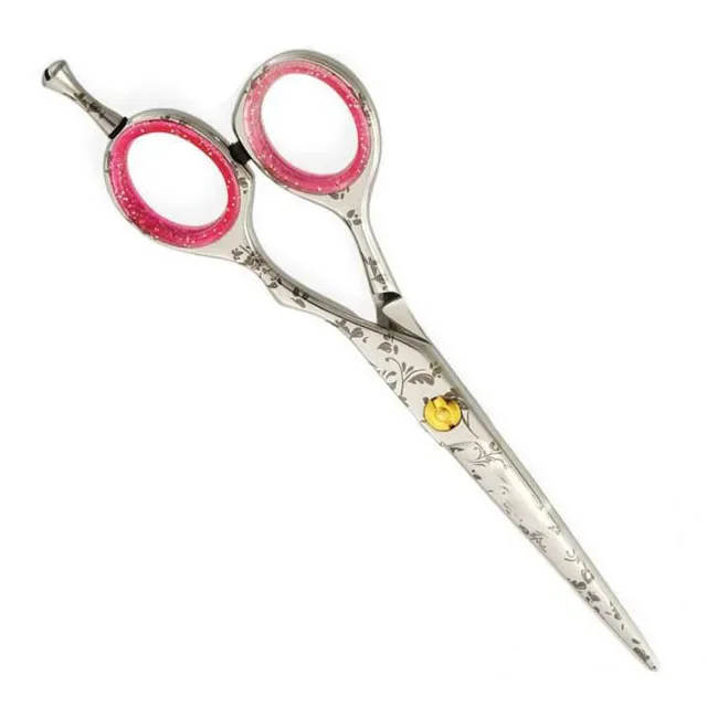 Professional Hair Salon Barbershop Stylist Tools Black Barber Scissors