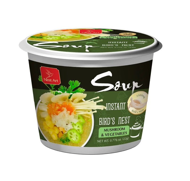 Вкусные грибы, Овощной вкус, мгновенный, птичье гнездо, суп 19 - 24 г/чашка, Произведено во Вьетнаме
