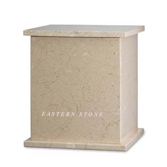 Beautiful And Trendy Marble Cremation Funeral Supplies Ash Urns Jars For Daily Use Available In Different Grades