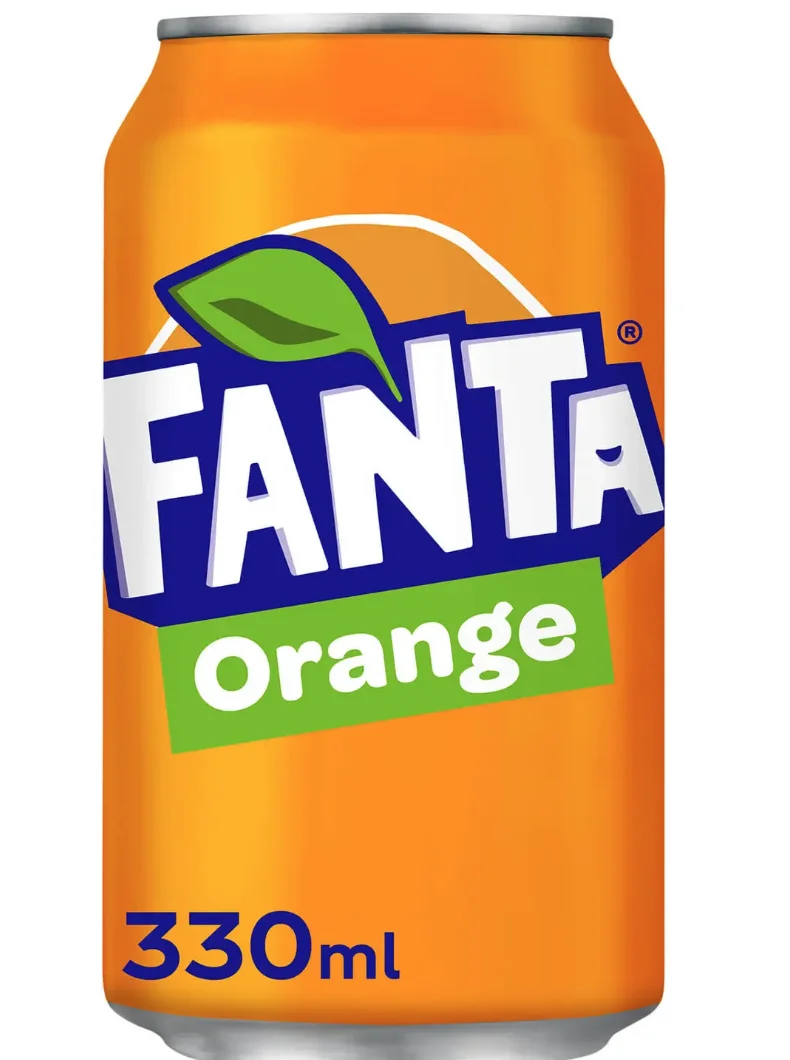 Fanta Orange 24 x 330ml Coca Cola & Fanta Bundle Carbonated Water Sugar Orange Juice