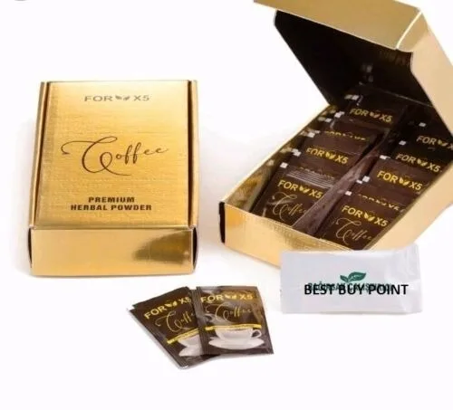COFFEE  FOR-X5 Effective Detox 30 Pcs Skinny Feature Fat Loss Slim Premium Herbal Powder