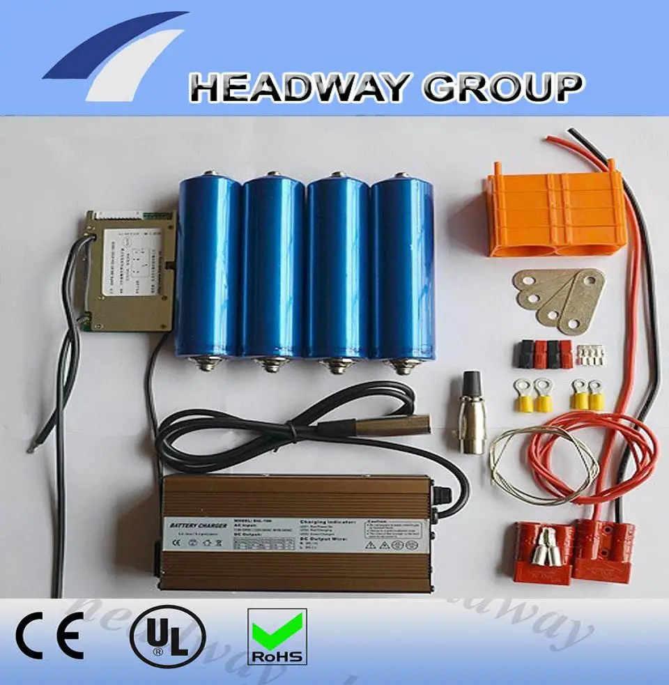 HEADWAY lithium cylindrical cells lithium ion deep cycle LiFePO4 40152S 3.2V17Ah battery
