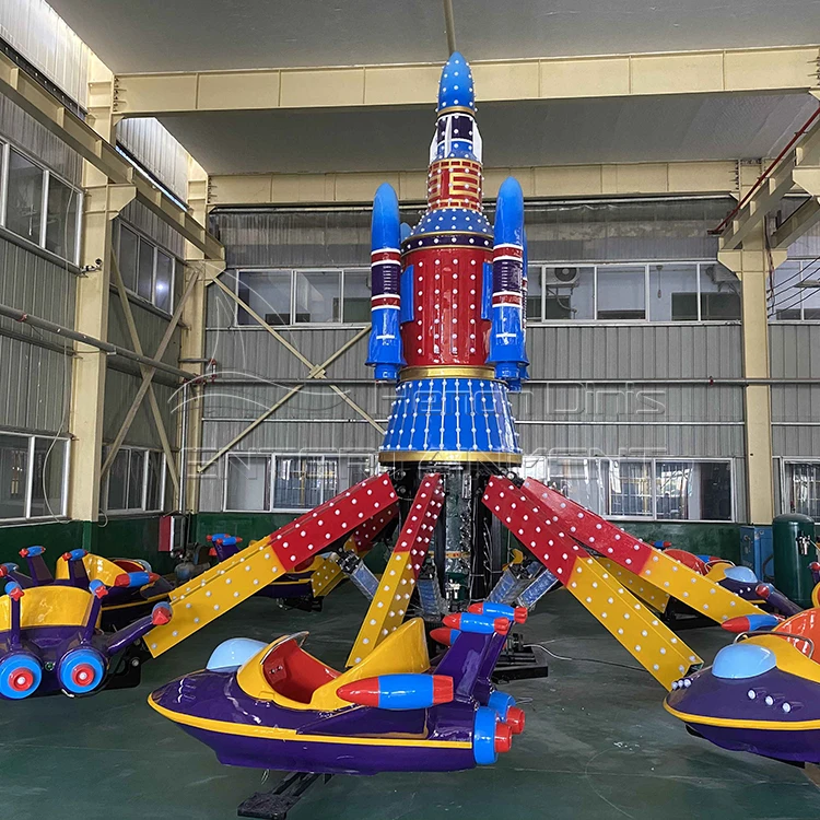 Amusement park equipment play game children small rotating self control plane  ride for sale