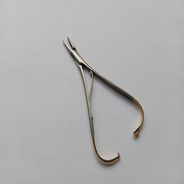 Surtechs Mathew Needle Holder Orthodontics Needle Holding Forceps Stainless Steel Micro Castroviejo Needle Holder