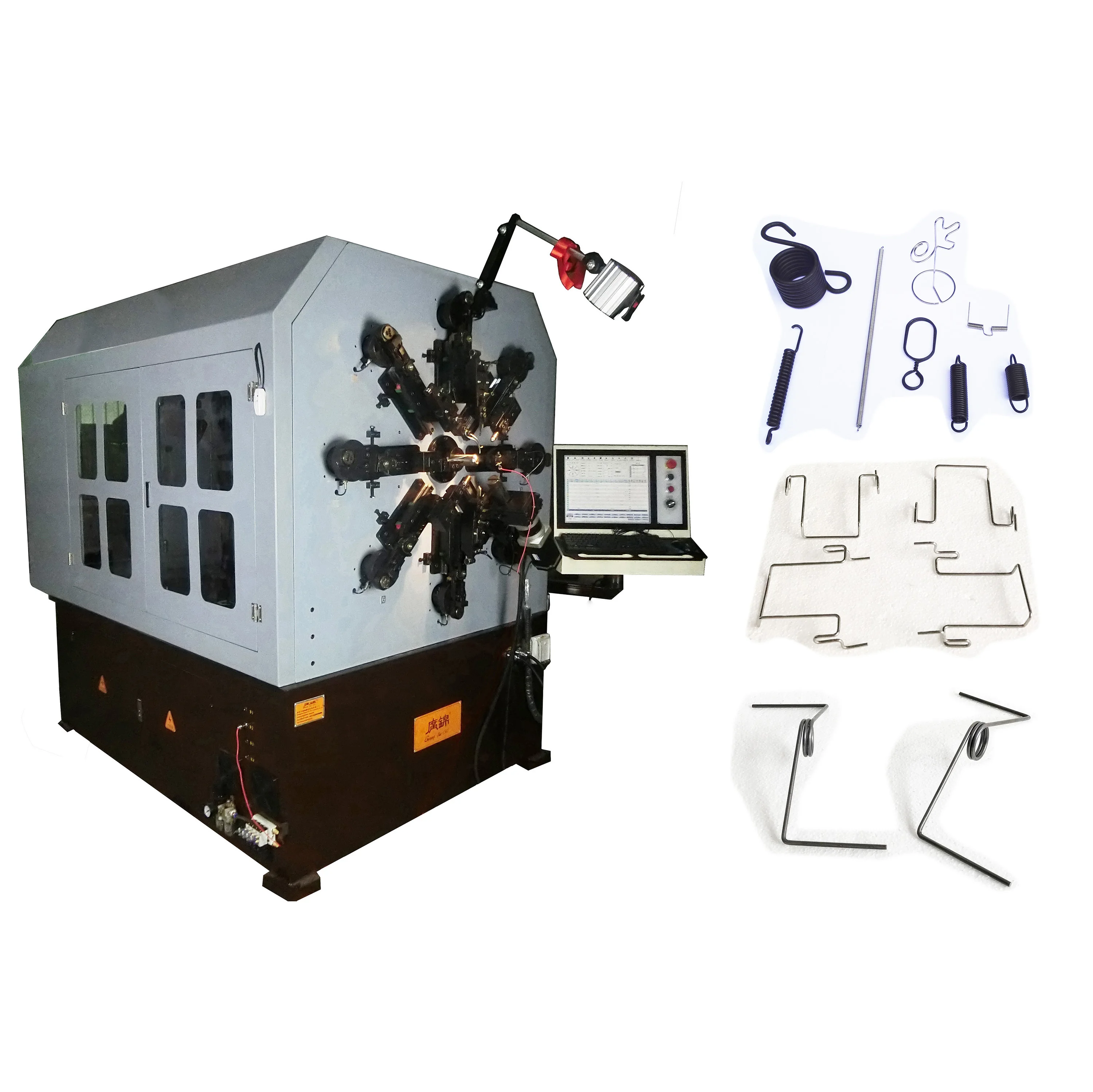 Camless Car Flat Copper Torsion Springs Bending Machine Manufacturer Spring Forming Machine With Wire Rotary