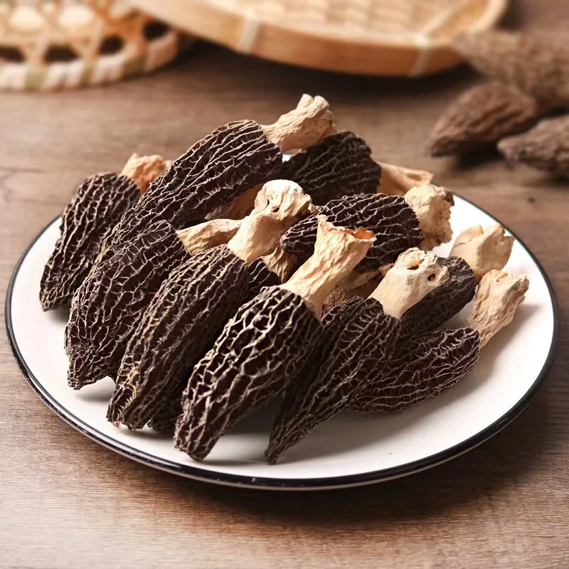High End Wholesale Price Morels Organic Dried Morels Morels Black Mushrooms AD Black Mushroom Growing Bag Carton, Bag IQF Yunnan