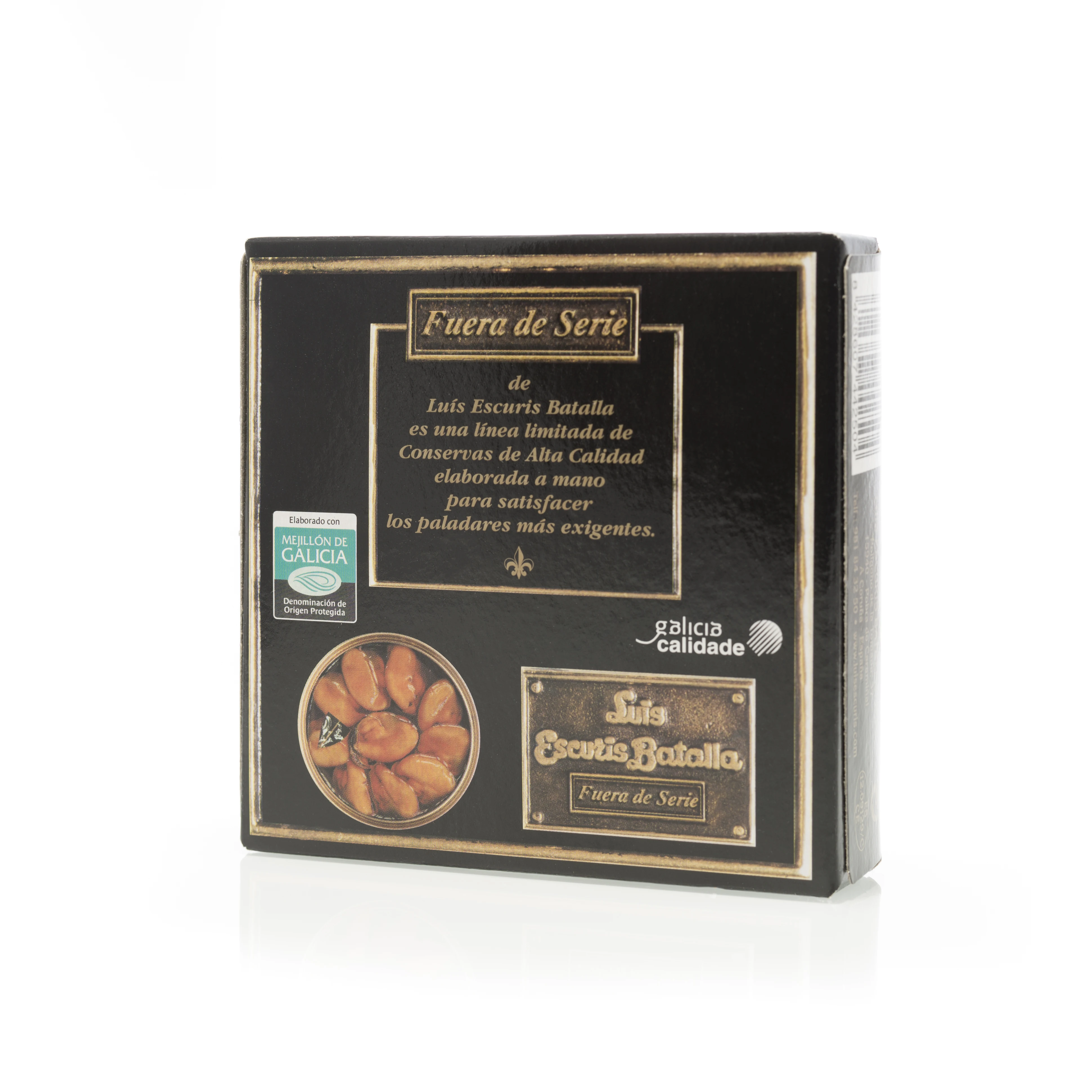 Canned Seafood Mussels Fried In Pickled Sauce 7/10 PIECES 118 gr |Premium Product | Product from Spain | Conservas Escuris