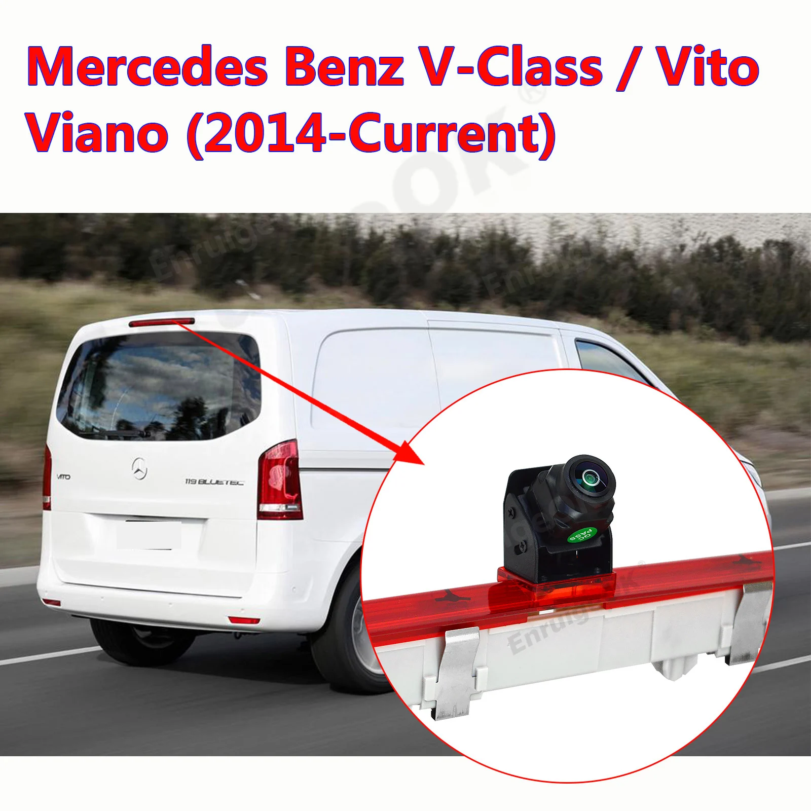 AHD 1080P светодиодная стоп-камера заднего вида для Mercedes Benz vio V-Class Viano 2014 Назад Камера