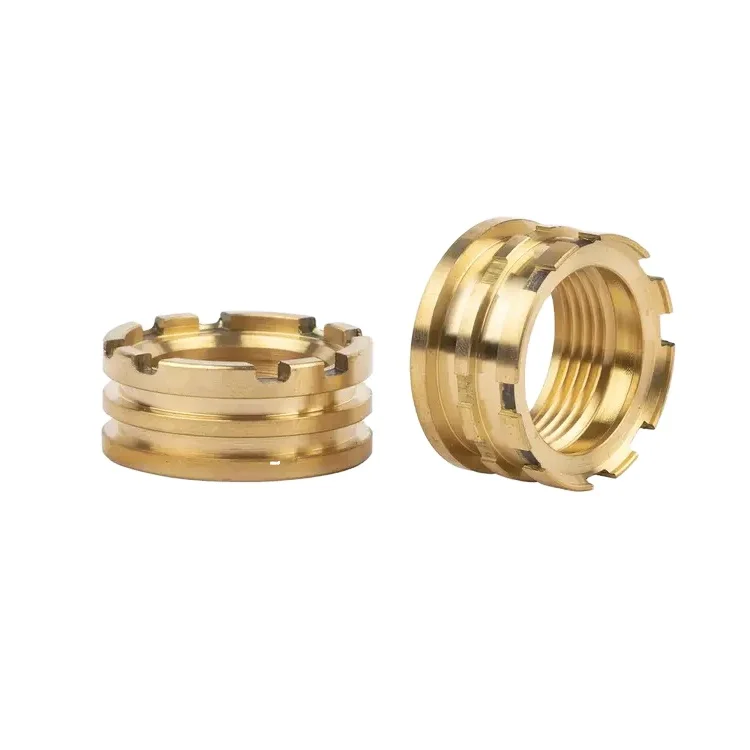 Customized Knurled Metal Brass Threaded Inserts Nut