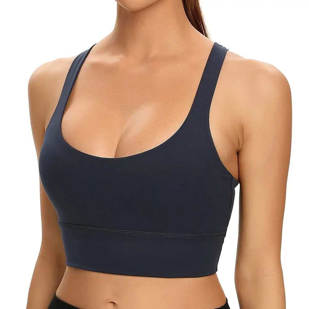 Women Cross Strap Back Spring Summer Push Up Bras Fitness Bras Crop Tops Adjustable Fitness Bra for Women