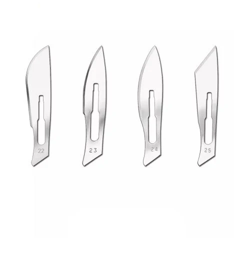 Хирургические лезвия оптом для использования в больницах дешевая цена стерильные одноразовые хирургические с ручкой