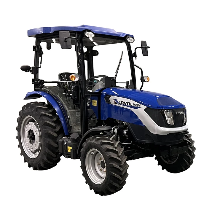 4WD Compact Tractor Foton Lovol 50HP 37kw M604L-E Diesel Marketing Key Power Building Style Engine Performance Pump Air Sales