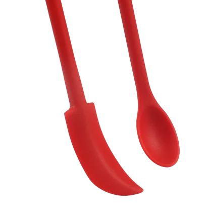 Heat Resistant Three-piece double head small long scraper Silicone spatula Long handle spatula Multi-function spatula for jam