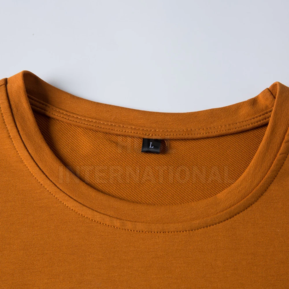 Hot Selling Men Durable Summer Set Orange Breathable Color Men Shirt With Dark Blue Color Shorts 100% Bamboo Fiber
