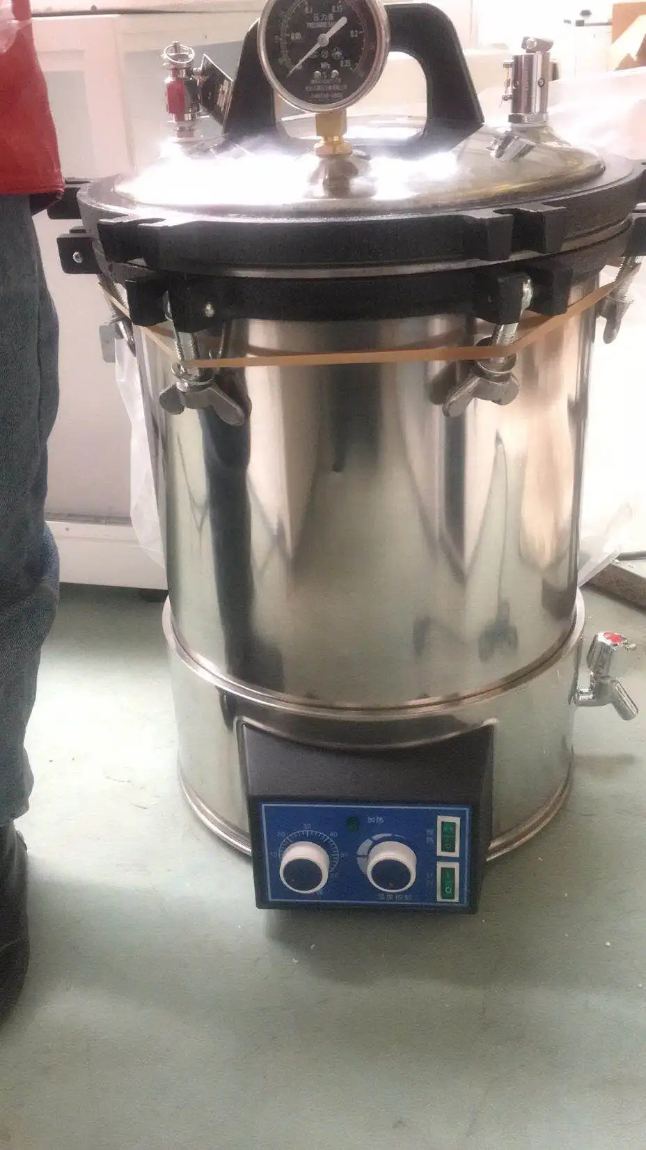 Autoclave 24 Liter Food Instruments Accessories Jar glass steam Generator for sterilizer