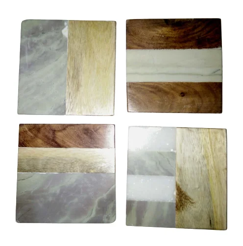 Kitchen Table Decor Table Coasters Mats Set  Round Wood Resin Place mats Office Coffee Dining Party Custom Outdoor Wedding