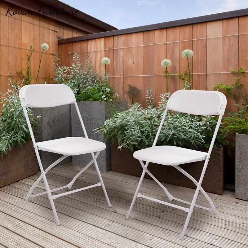 RTS TOP Wedding lawn pp plastic stackable chairs  folding beach head chair with headrest