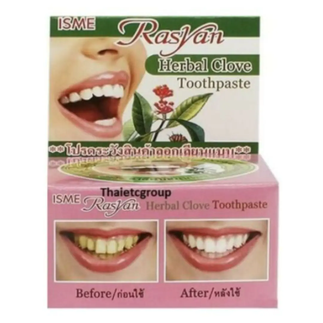 Rasyan ISME Herbal Clove Toothpaste Anti Bacteria Bad Breath, Whitening 25g