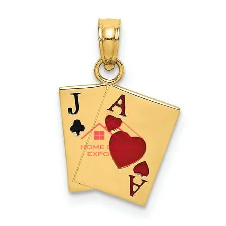 Trump Card Golden Finished Key Chains Used for Bike/Car Key ring, Home decor. Made from pure Brass  key chain