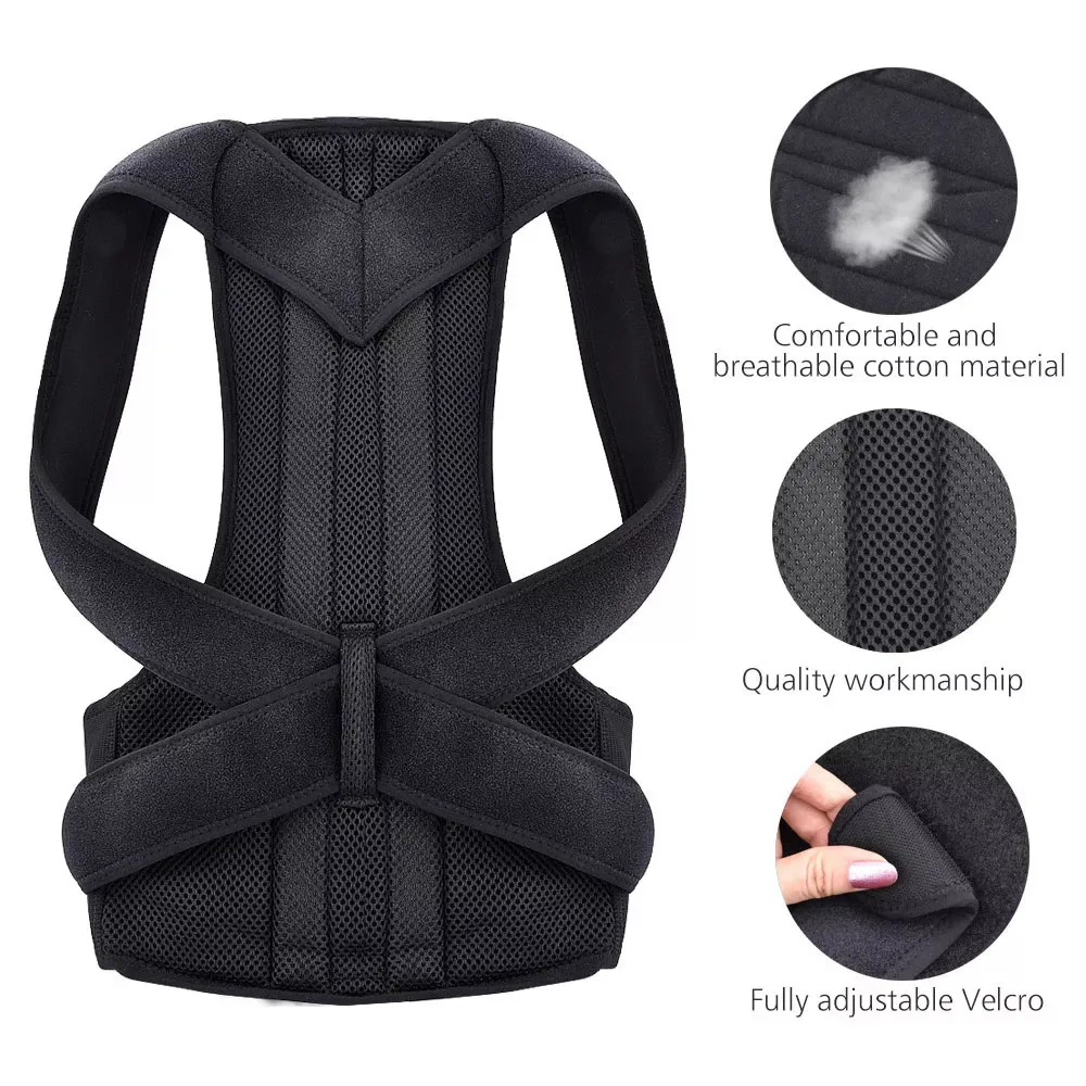 support belt Hot adjustable back support belt adult male and female Posture Correction anti-hump back posture corrector belt