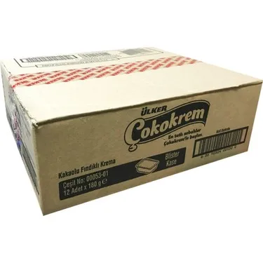 Ulker Cokokrem Chocolate Tube Hazelnut Cream 40 gr x 144 Fresh Stock and New Date Wholesale From TURKEY