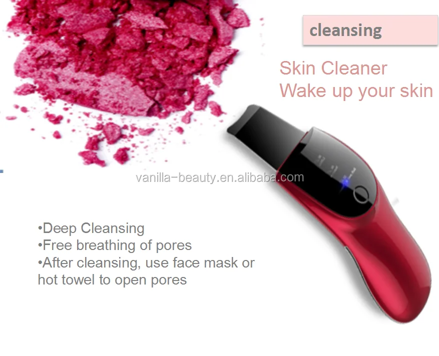 Portable Blackhead Removal Pores Electric Sonic Deep Cleaning Professional Ultrasonic Skin Scrubber Face Sculpting Machine Tool